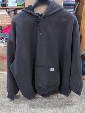 Carhartt Men's Black Arctic Lined Hooded Pullover Sweatshirt